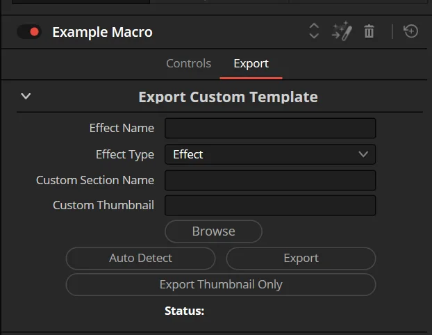 The Macro Exporter Dev Kit | A Davinci Resolve Fusion Node V19+ product image (3)