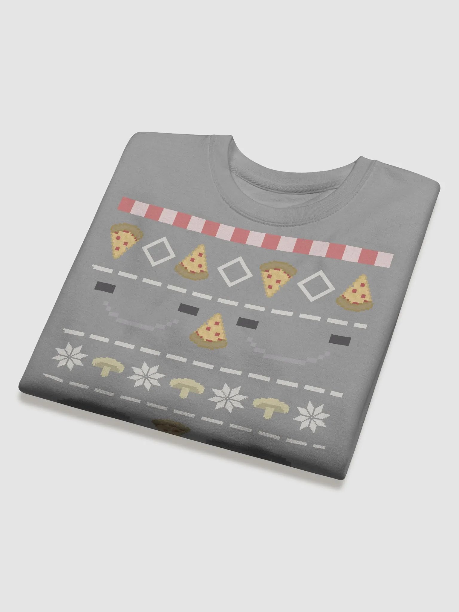 Ugly Holiday Pizza Long Sleeve T-Shirt product image (10)