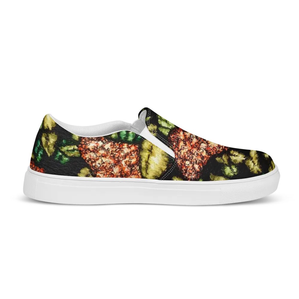 HYDRANGEAS V women's slip-on canvas shoes product image (7)