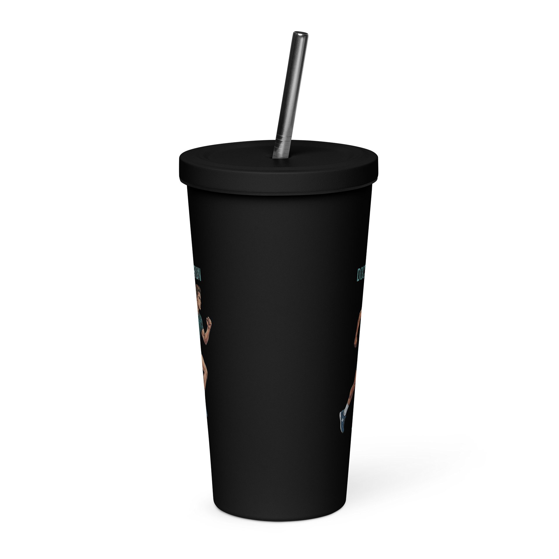 Doctor Athlete Tumbler with Straw | Mens Running Edition product image (4)