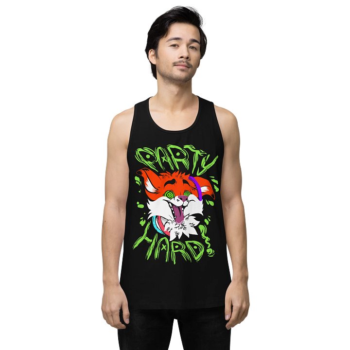 Party Hard Fox Tank Top product image (1)