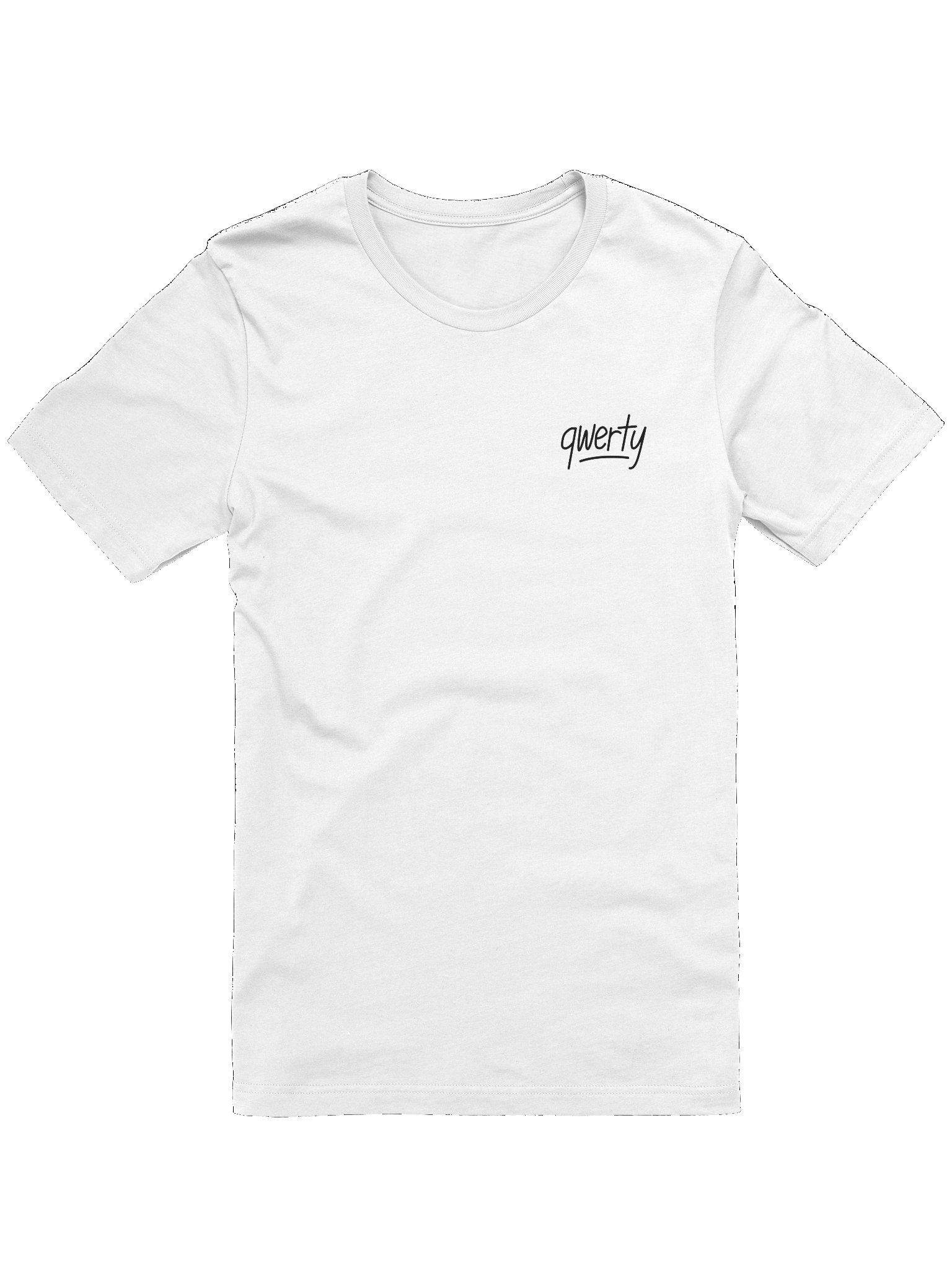 qwerty Tee (white) product image (1)