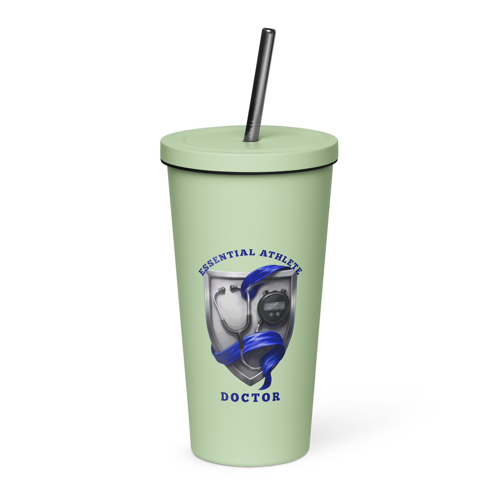 Shield Series: Doctor Edition Blue Tumbler Straw product image (1)