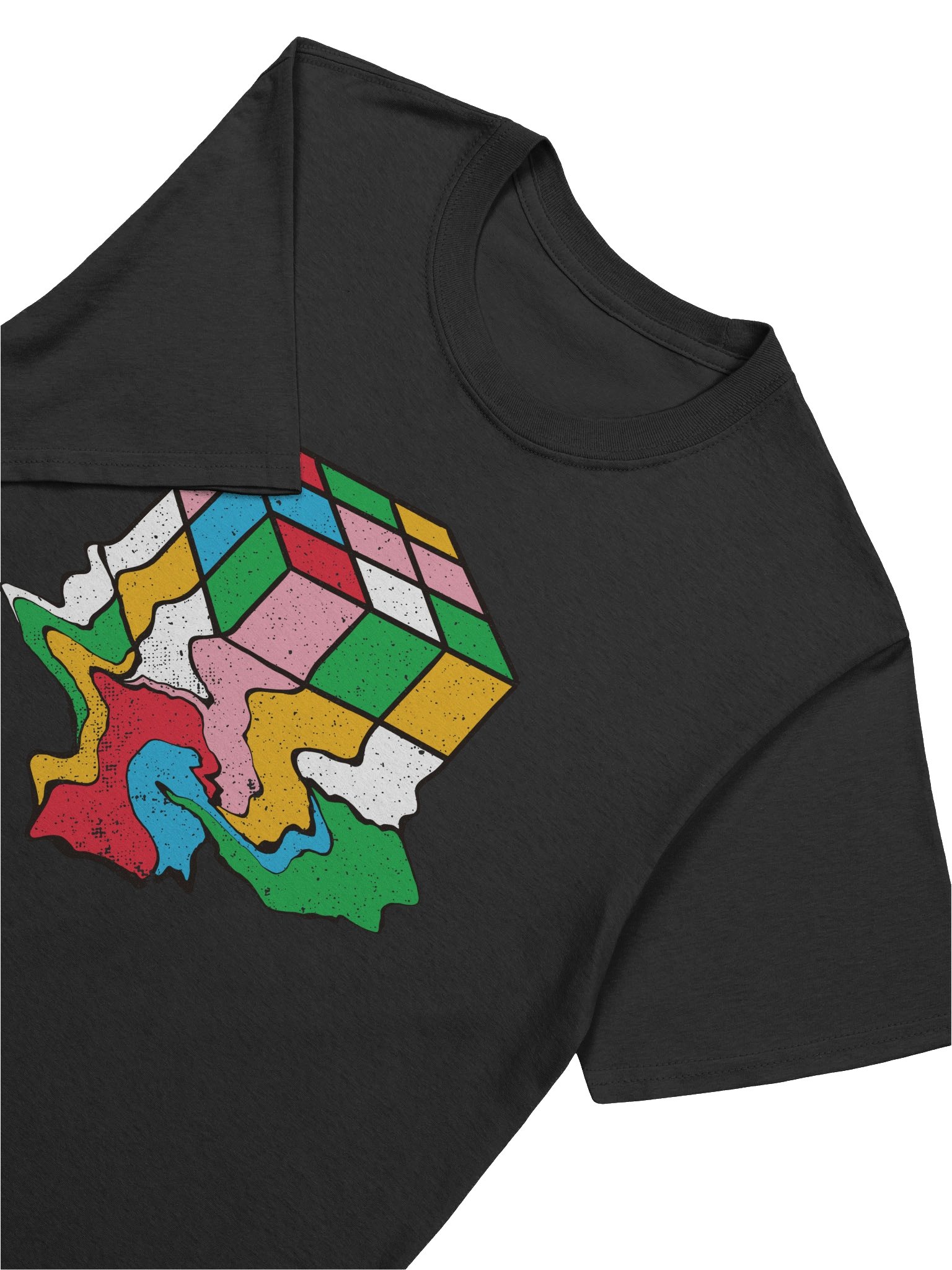 Melting Cube Drip T-Shirt product image (86)