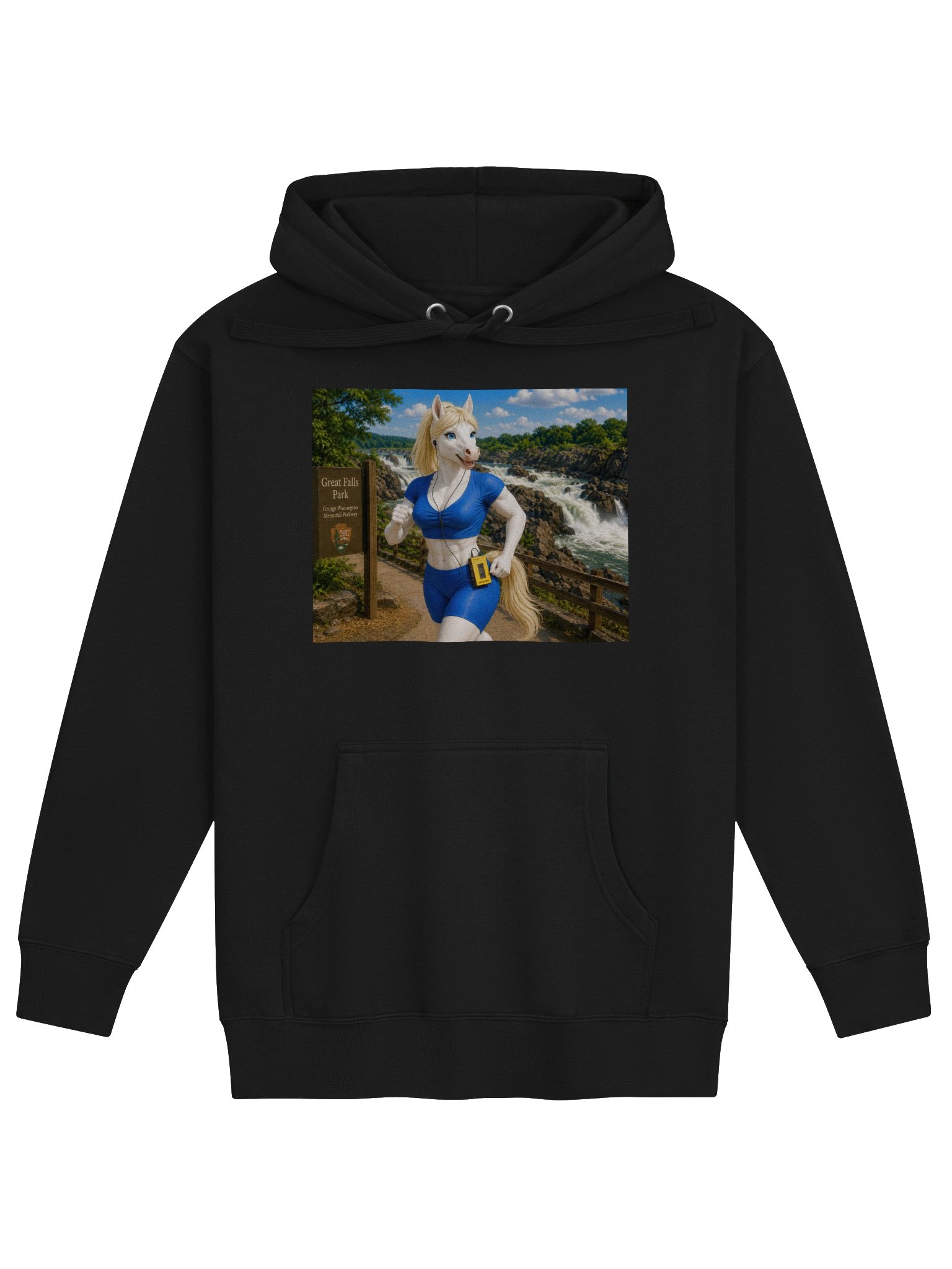 Mystery Mare Jogging Hoodie. product image (1)