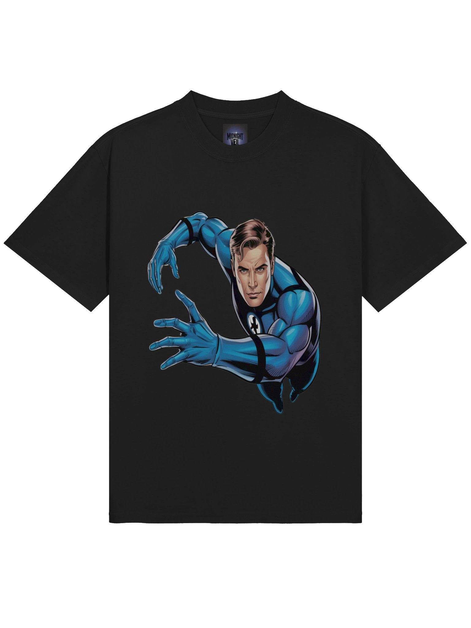 Mister Fantastic Elastic Eclipse Oversized Faded T-Shirt – Stretch Sentinel Surge product image (5)
