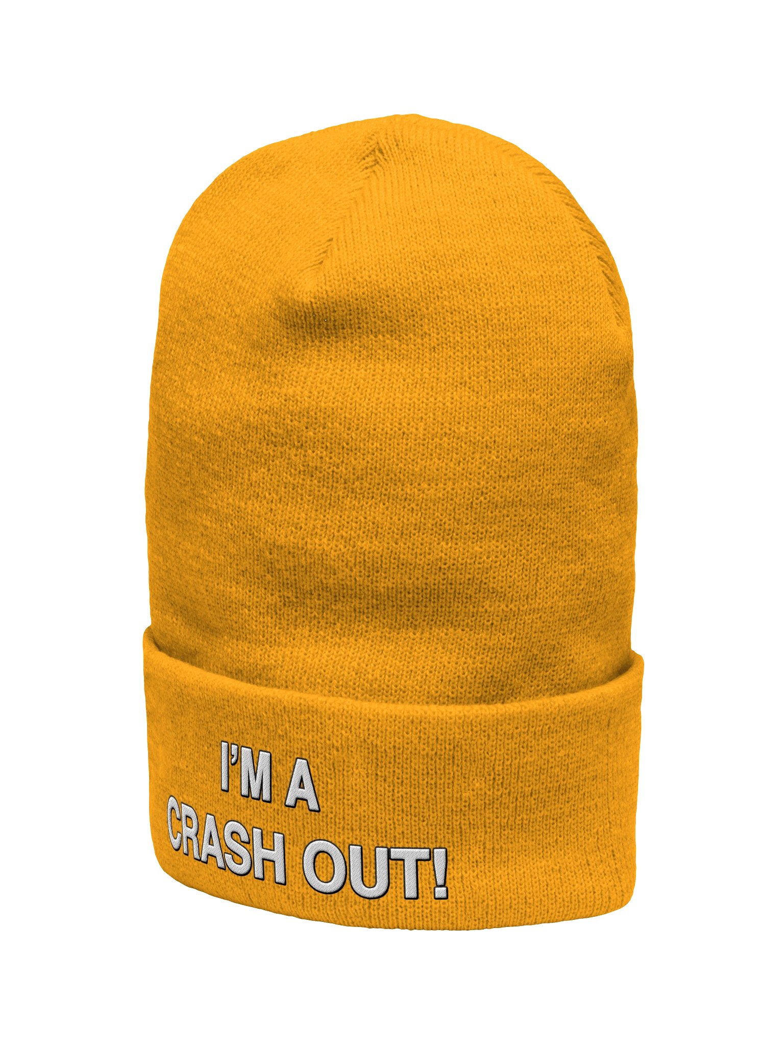 Embroidered "Crash Out" Beanie product image (2)