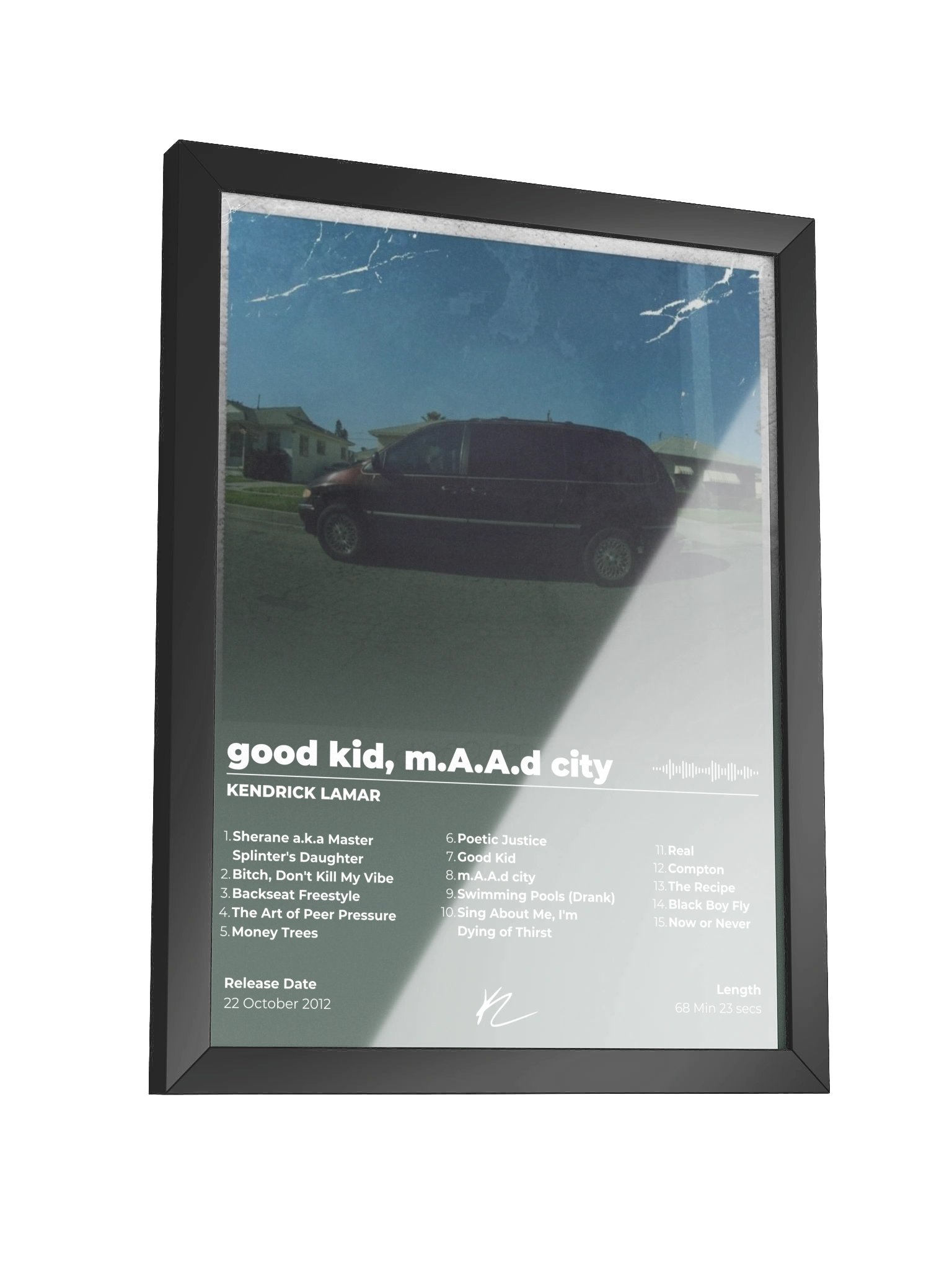 Kendrick Lamar Good Kid, M.A.A.D City Framed Poster product image (5)