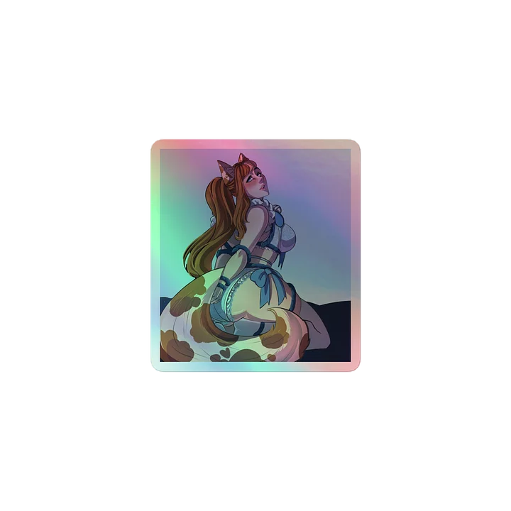 Neko Musubi Holo Sticker product image (1)