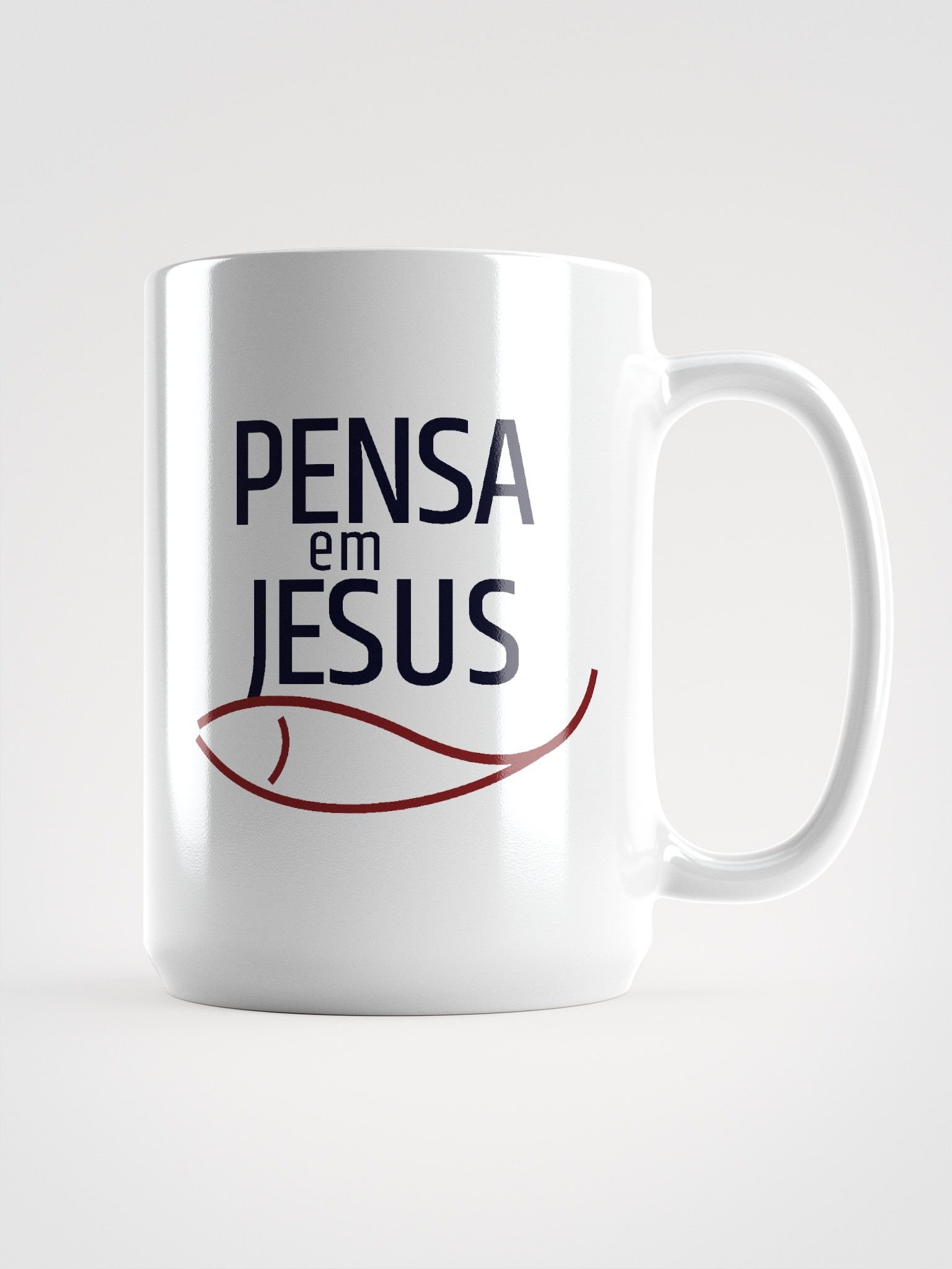 Portuguese Think About Jesus Mug product image (1)