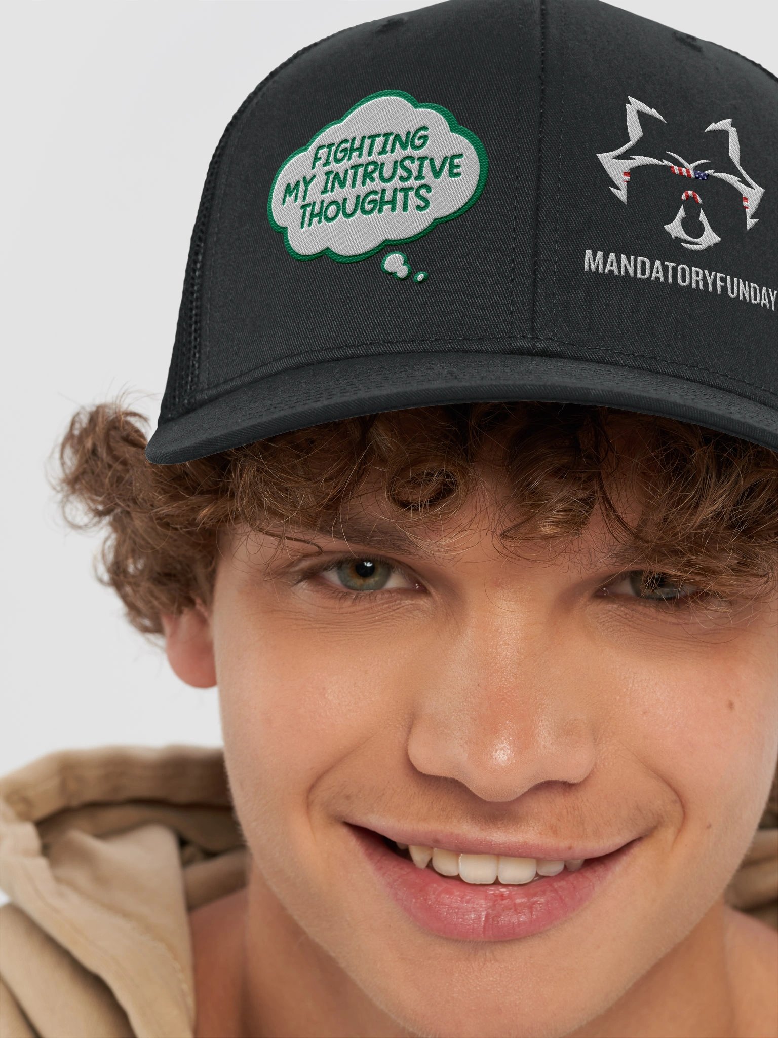 Fighting My Intrusive Thoughts Hat product image (53)