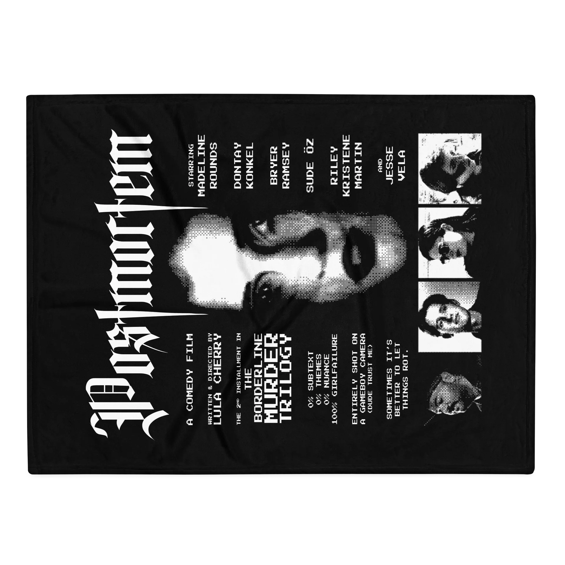 POSTMORTEM Poster Throw Blanket product image (2)