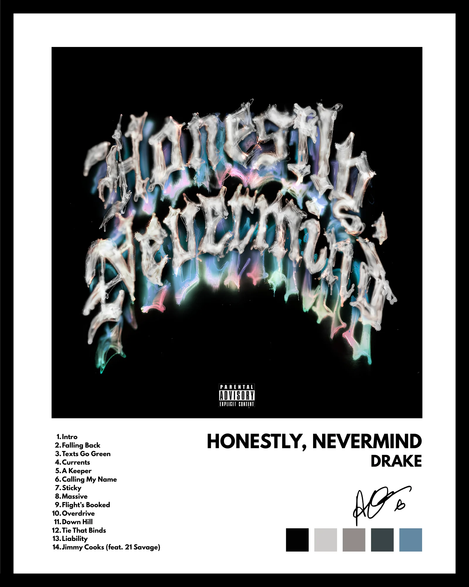 Custom Music Album Poster product image (1)
