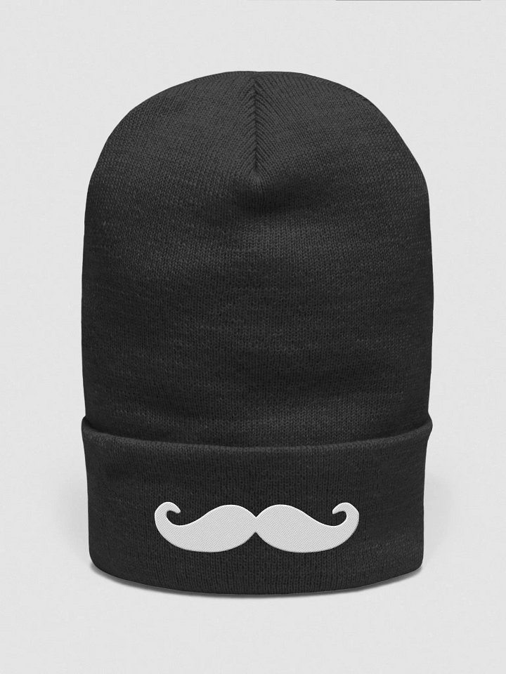 Mustache Cuffed Beanie product image (1)