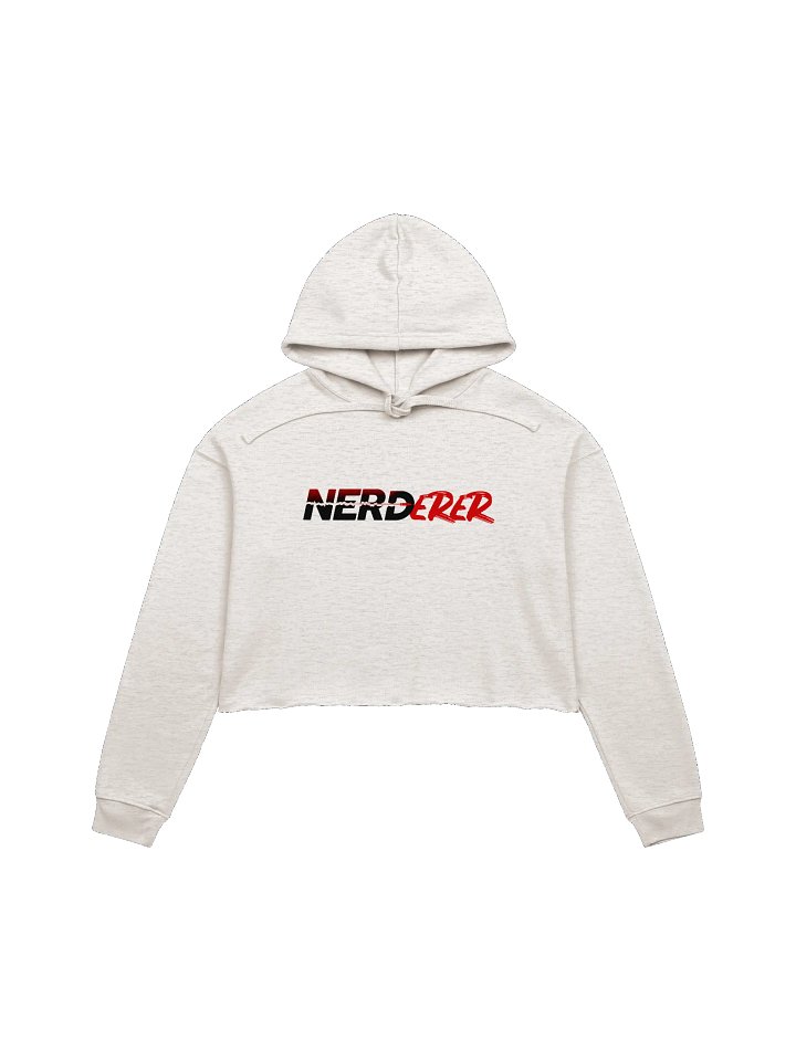 NERDerer Crop Hoodie (Light) product image (1)