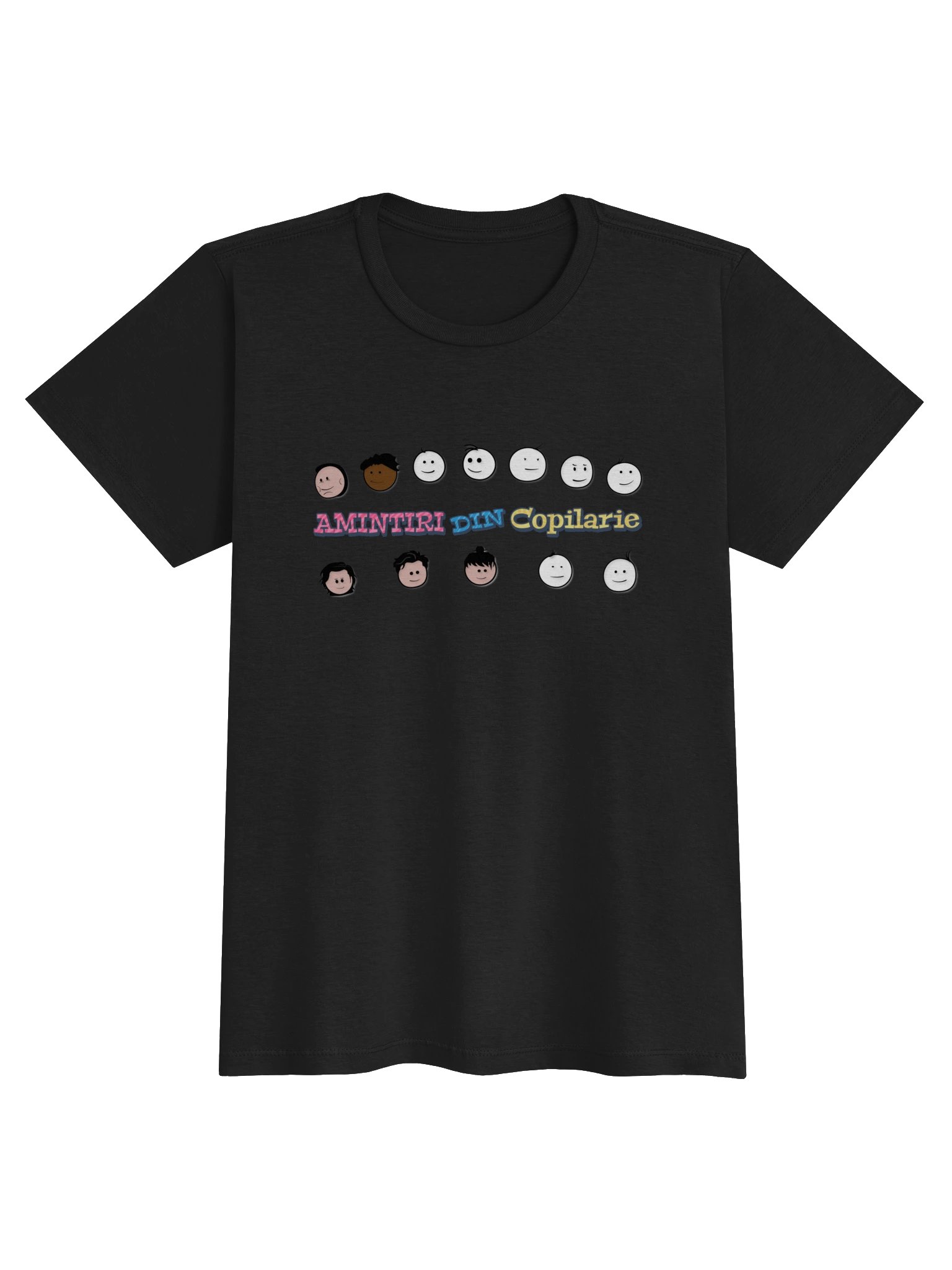 Tricou Damă Negru – Amintiri Din Copilărie product image (1)