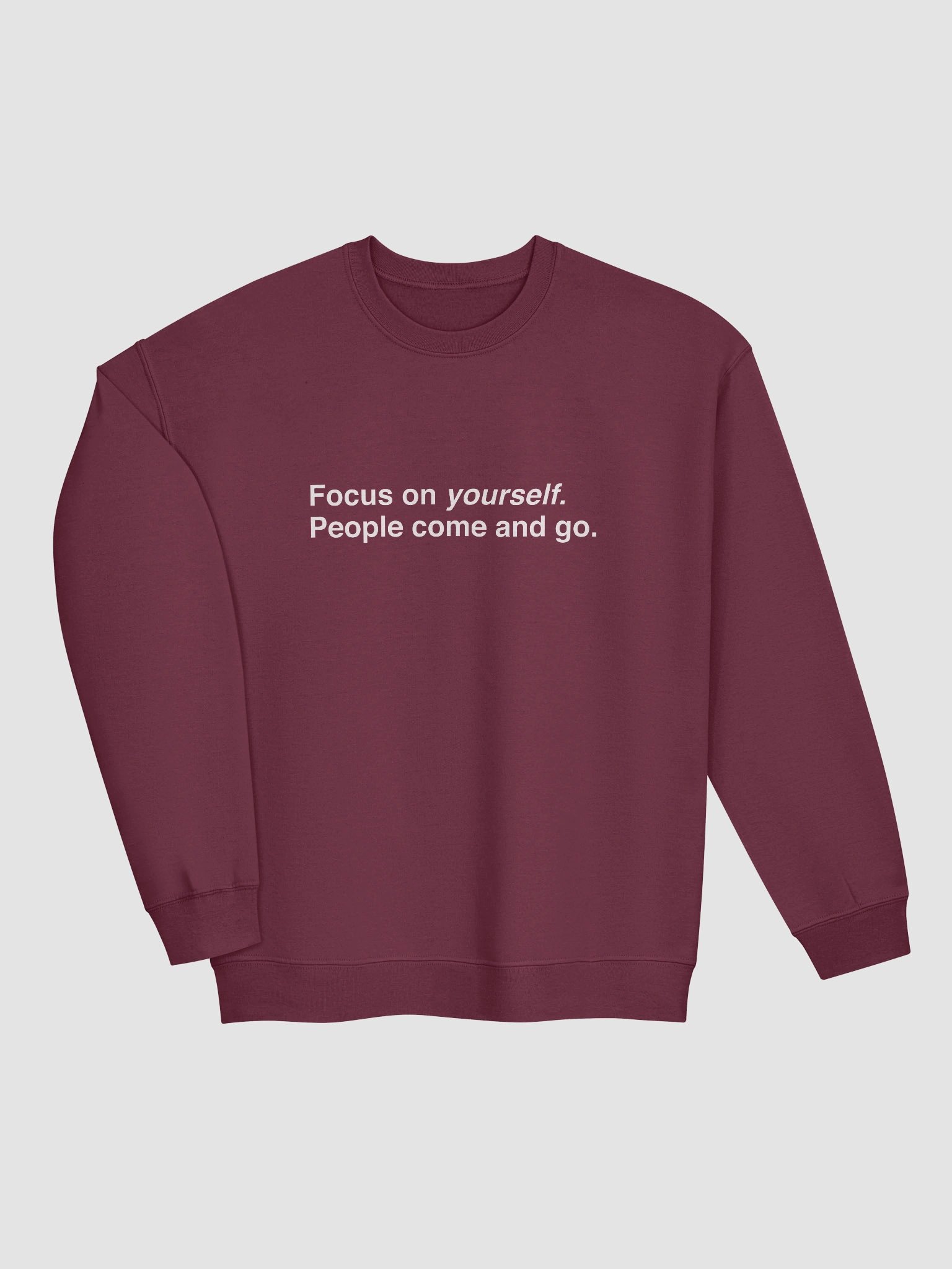 Focus On Yourself Motivational Sweatshirt product image (3)