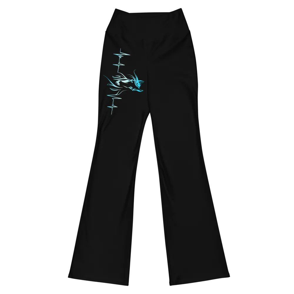Horse Heartbeat Crossover Leggings with Pockets product image (5)