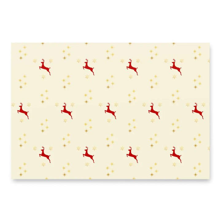 Golden Reindeer Wrapping Paper Set product image (2)