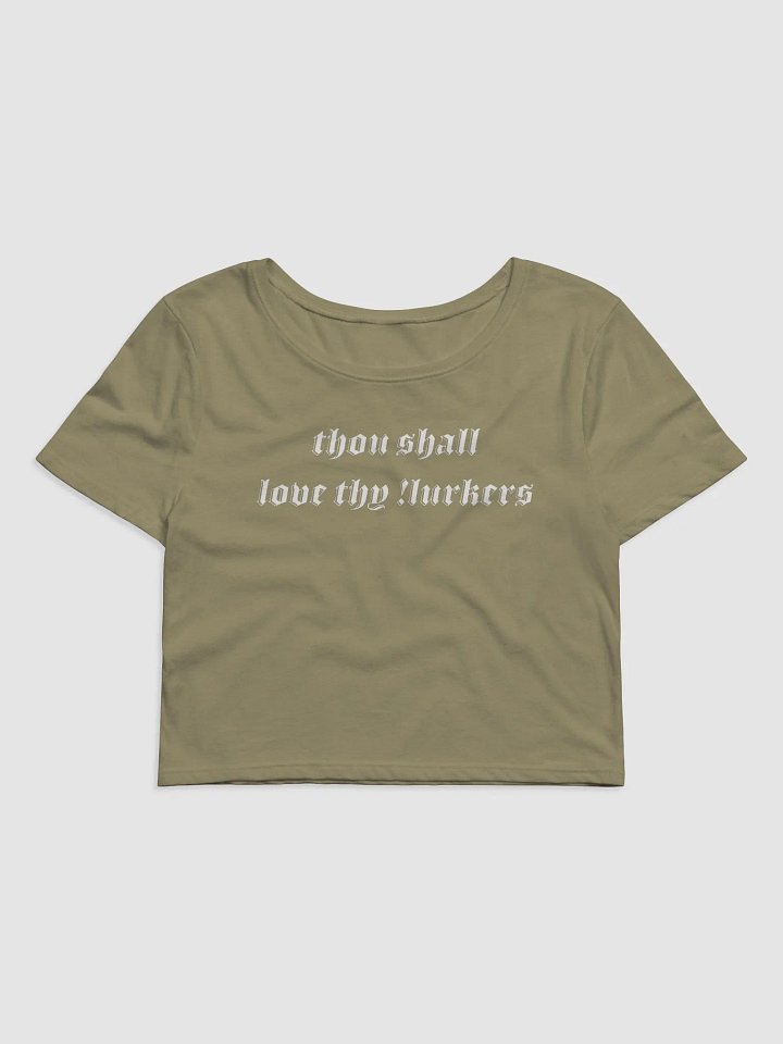 !lurkers crop top (white) (w) product image (1)