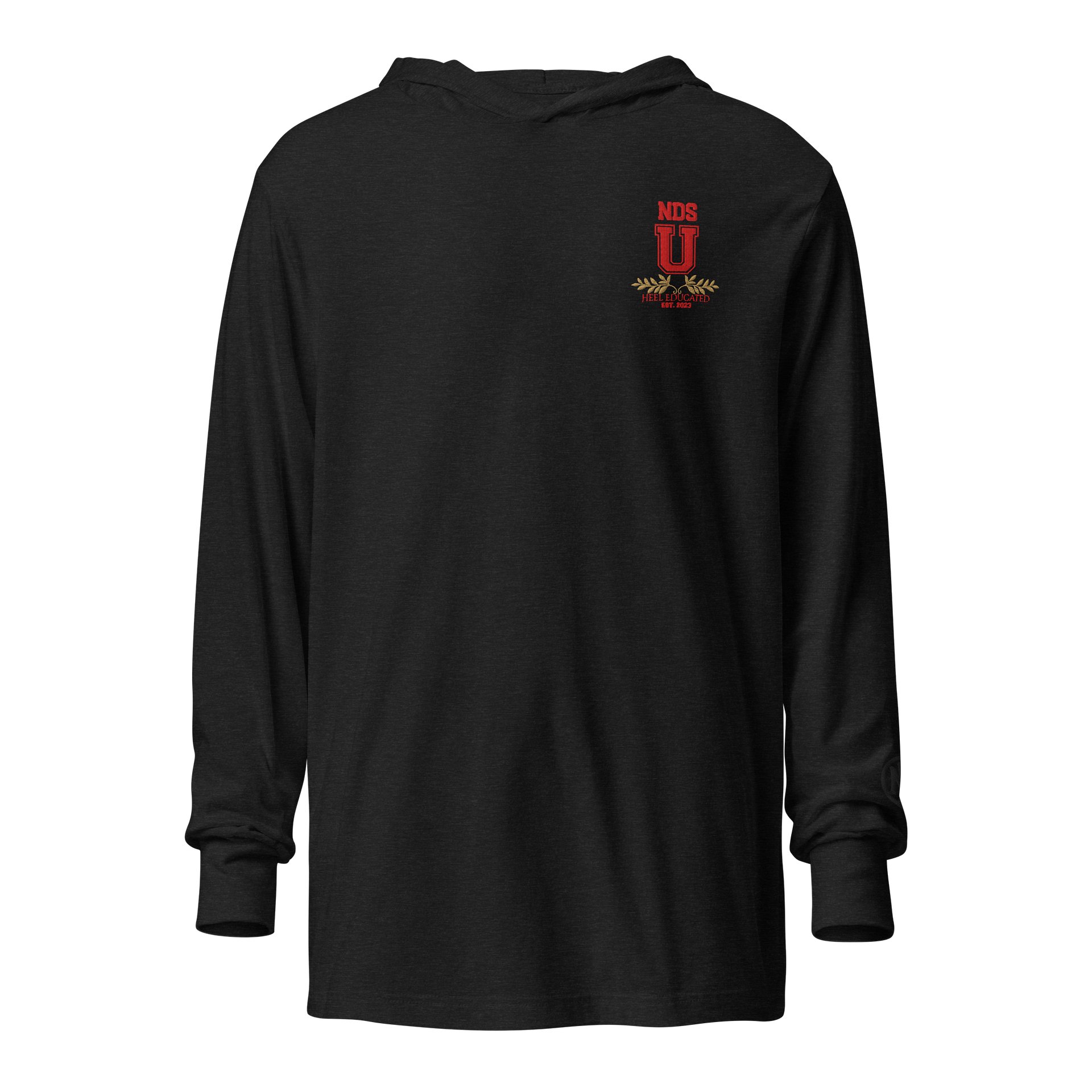 NDS University Heel Education Hooded Long Sleeve Tee (Stitched) product image (1)