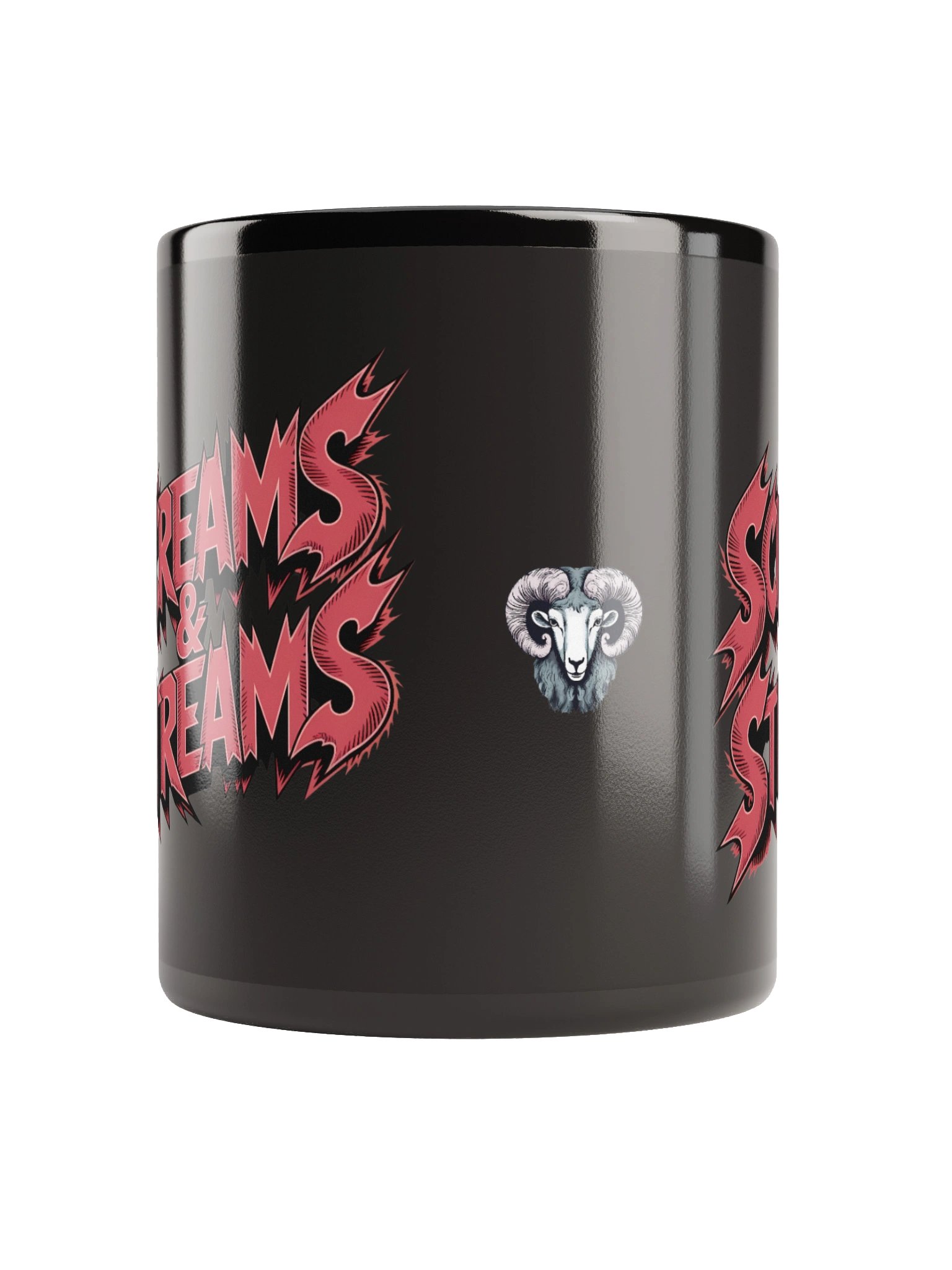 Slasher Screams & Streams Black Glossy Mug product image (5)