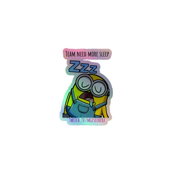 Team More Sleep Sticker product image (1)