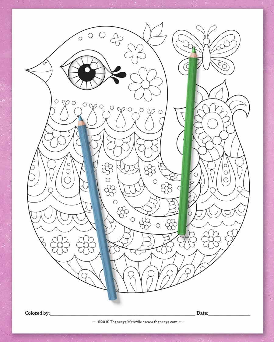 Happy Hodgepodge Coloring Pages product image (12)
