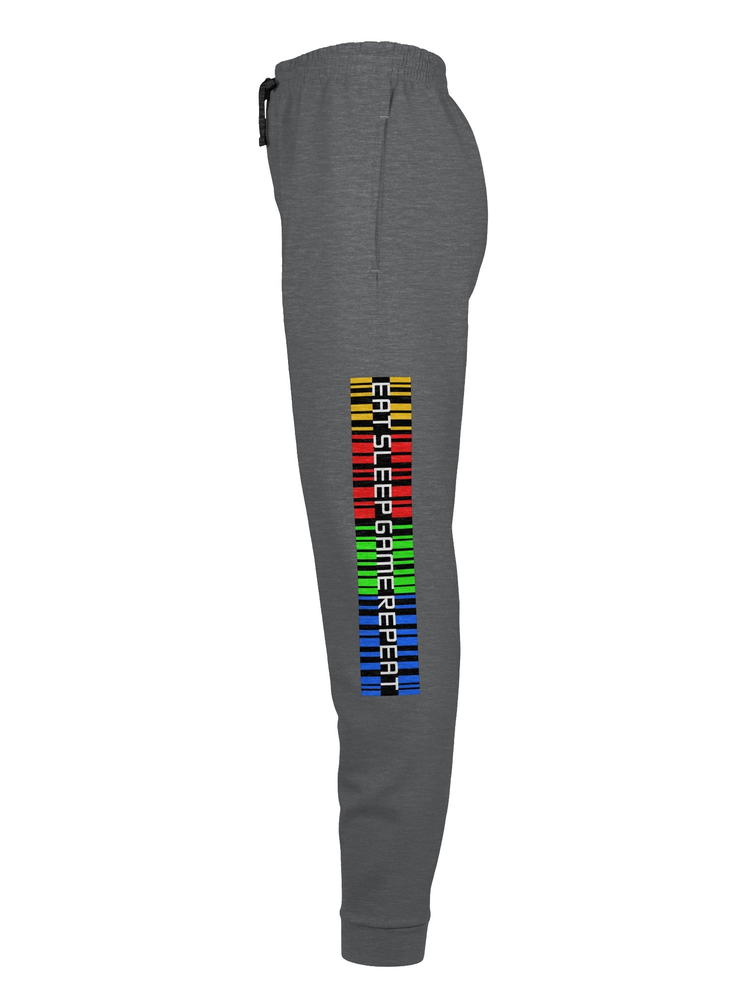 Eat Sleep Game Repeat Color Barcode Joggers product image (11)