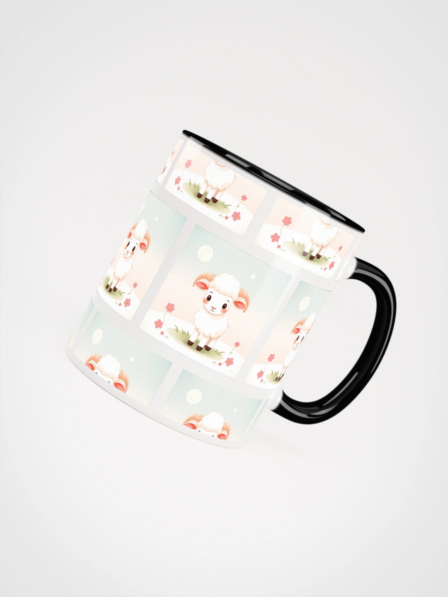 Whimsical Sheep Ceramic Mug product image (47)