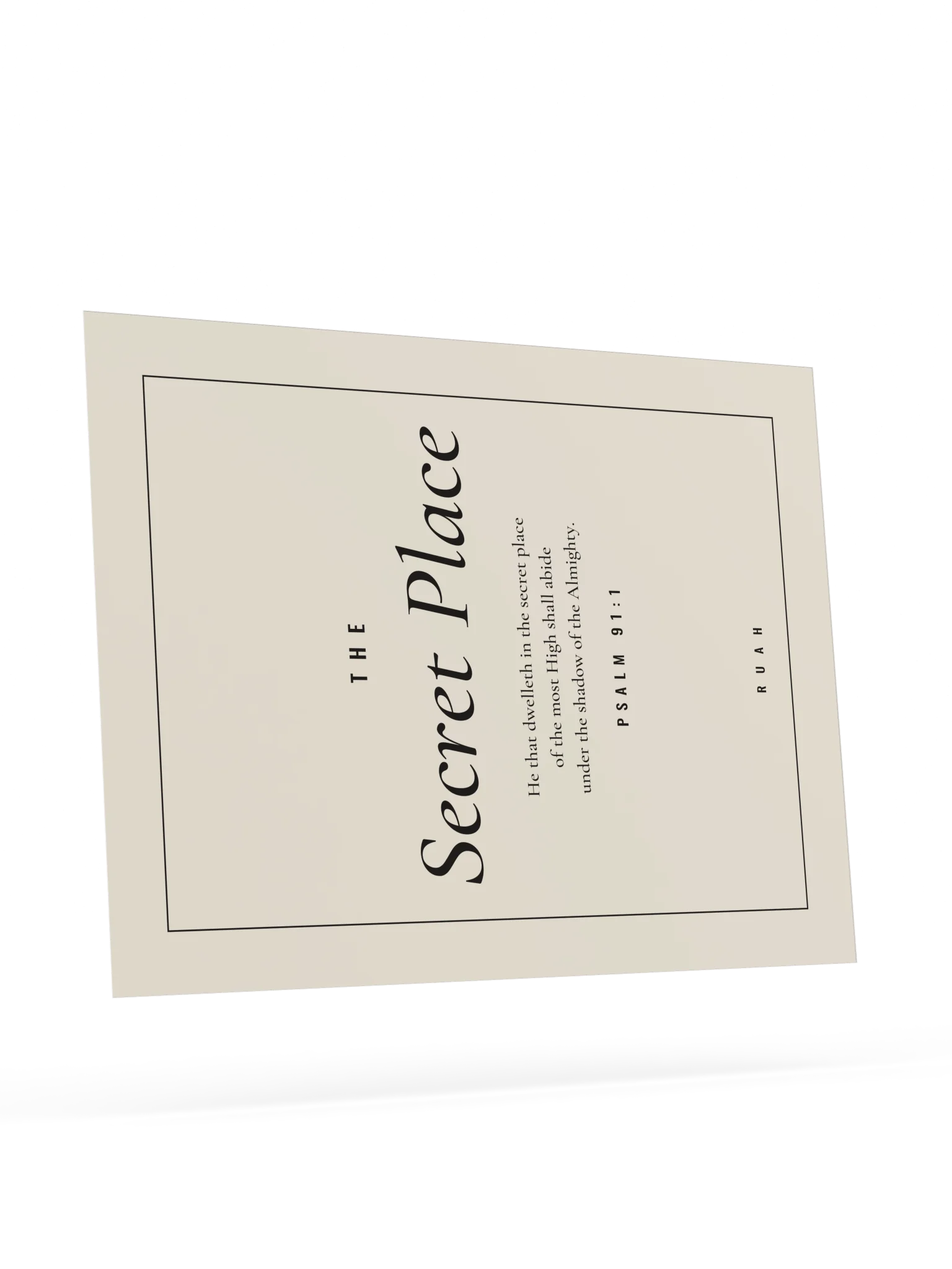 The Secret Place: Psalm 91:1 Poster product image (17)