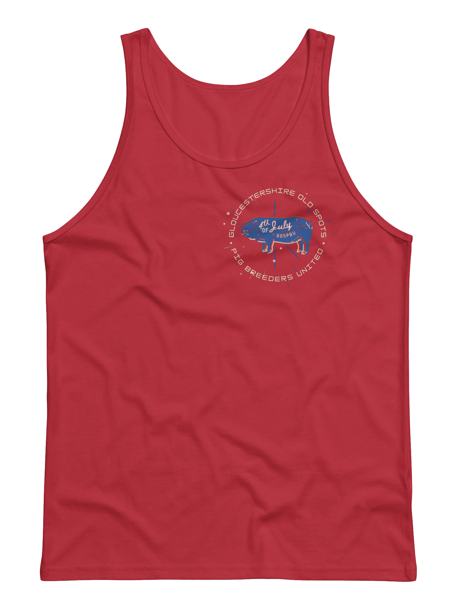 4th of July Pig Breeders United Tank product image (1)