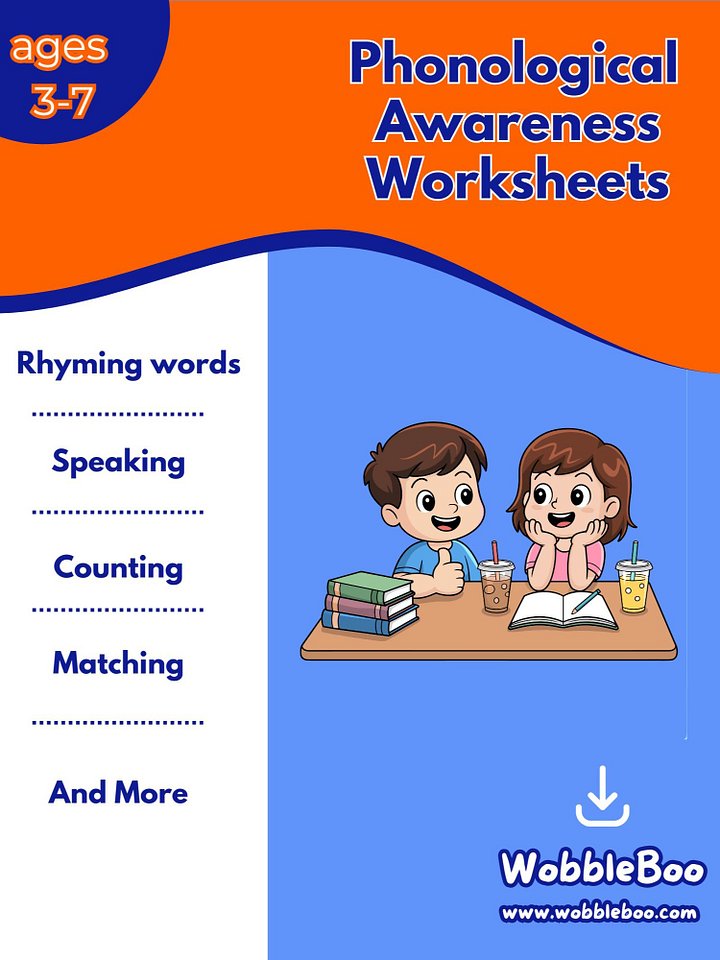 Phonological Awareness Worksheets product image (1)