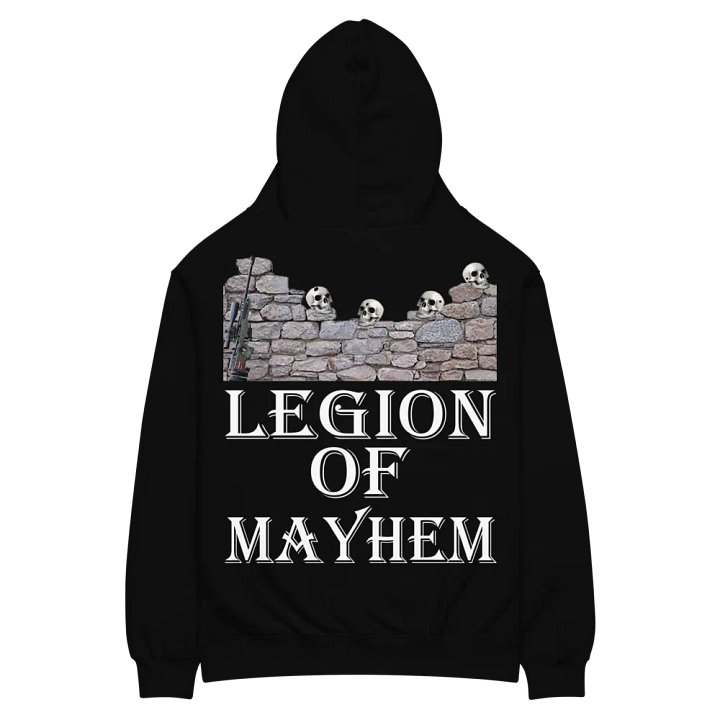 LEGION OF MAYHEM BLACK HOODIE product image (2)