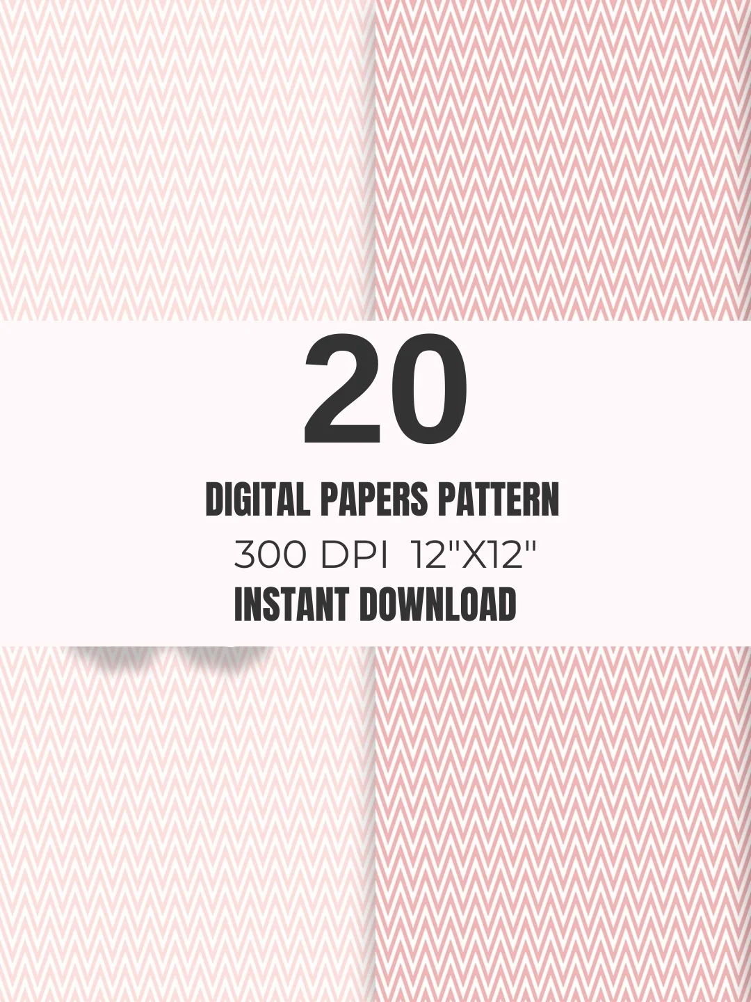 Pastel Pink & Sage Seamless Paper Pack 20 product image (6)