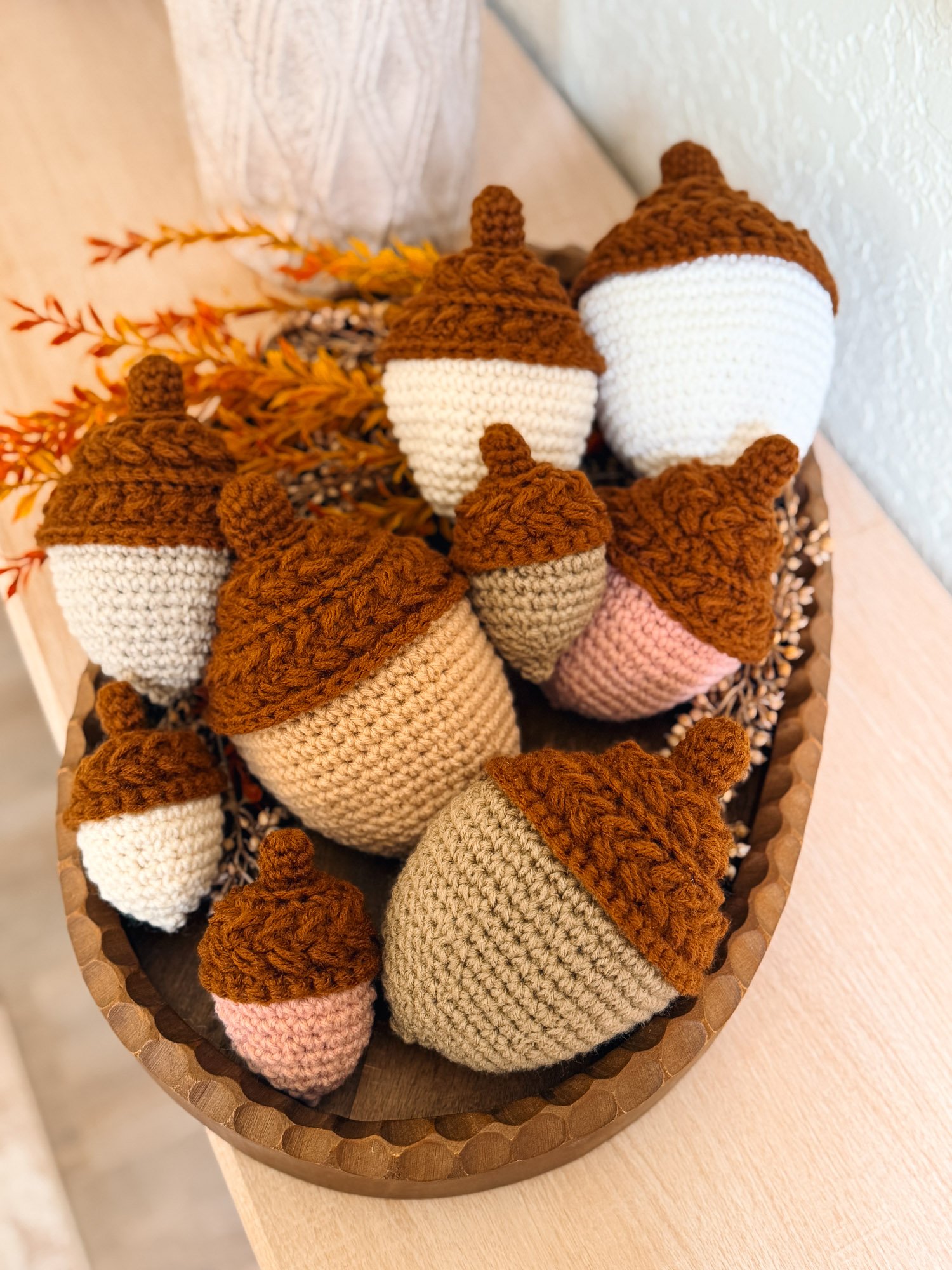 Wheat Stitch™ Crochet Acorns | PDF + Video + App product image (7)