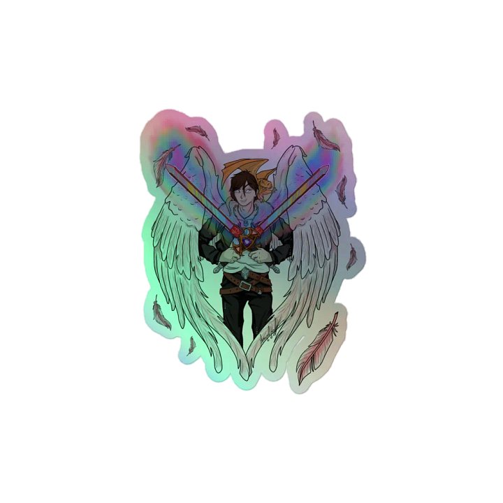 Warrior PRIDE Holographic Sticker product image (2)