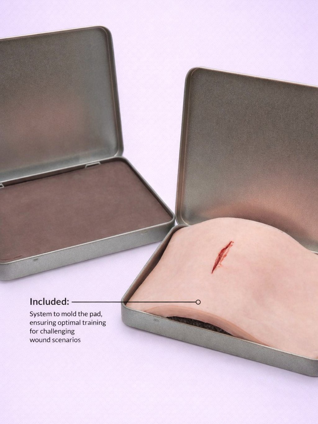 Hyperrealistic Suture Pad (that even bleeds) + Tools & Sutures product image (4)