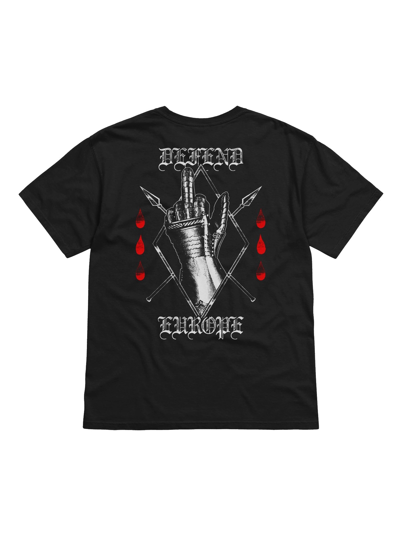 DEFEND EUROPE TSHIRT BACKPRINT product image (9)