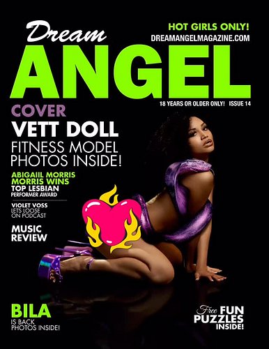 Introducing our new cover stat @vettdoll___ got Dream Angel Glam #14 Magazine Cover -Coming Soon 🚫limited Edition

Photo by @...