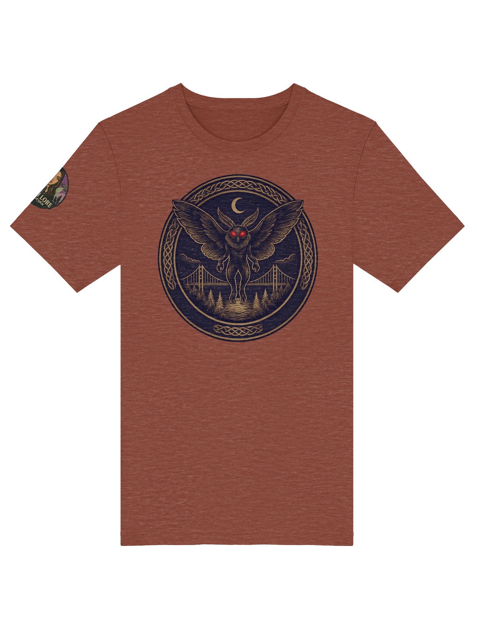 MOTHMAN EMBLEM SUPER SOFT T-SHIRT product image (65)