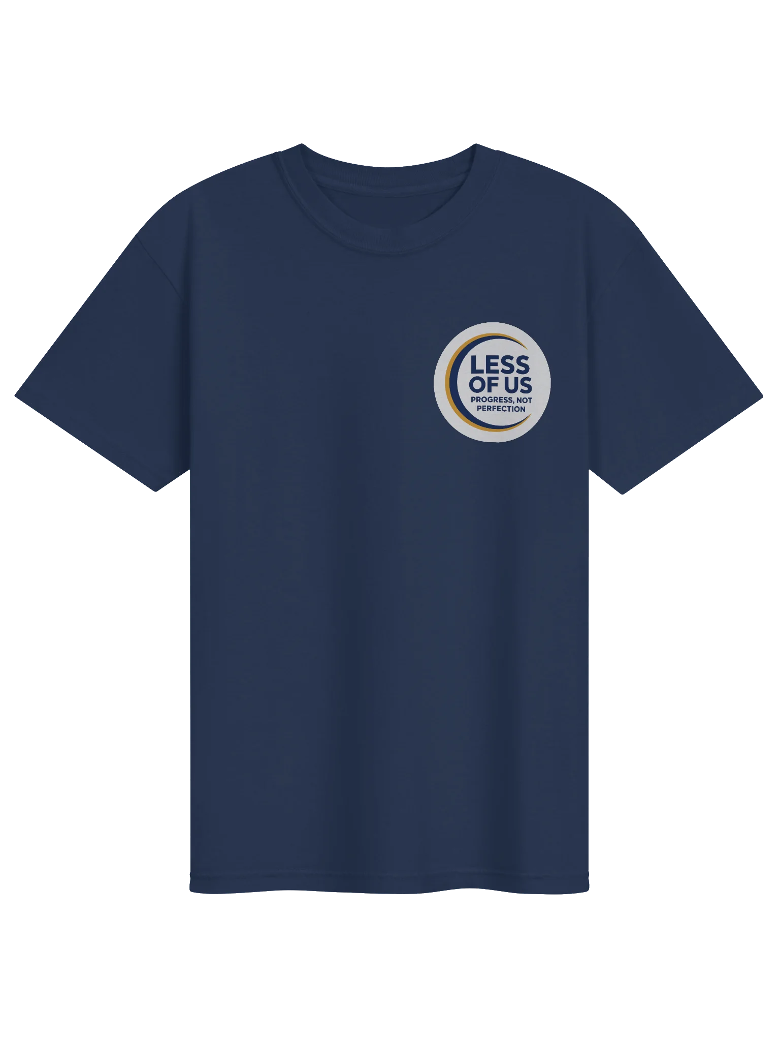 Progress, Not Perfection Badge Tee — Less of Us product image (1)