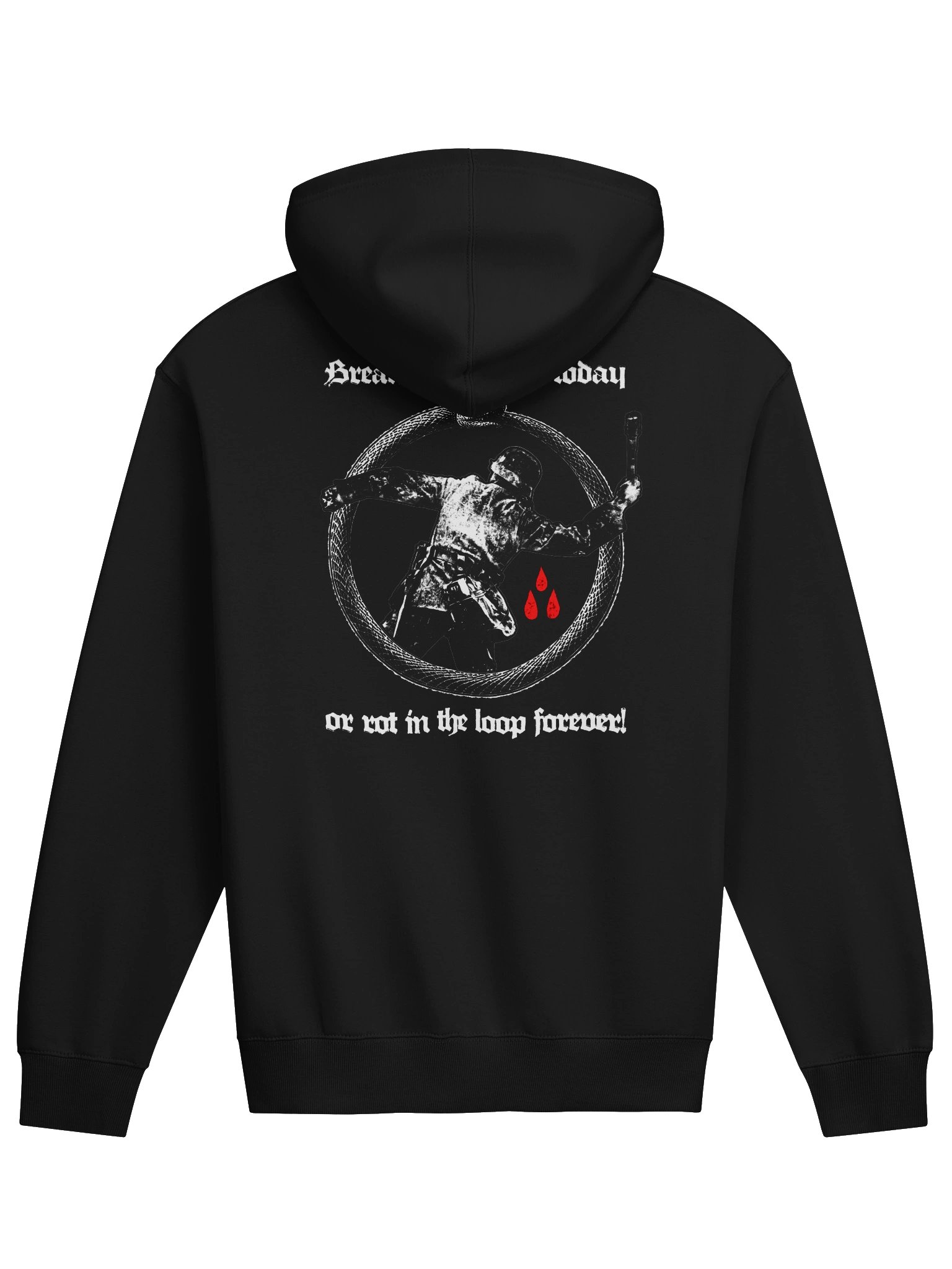 BREAK THE PATTERN HOODIE BACKPRINT product image (2)