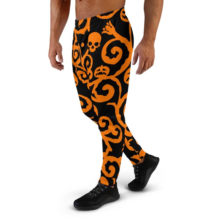 Scary Pumpkins Skull Men's Joggers product image (1)