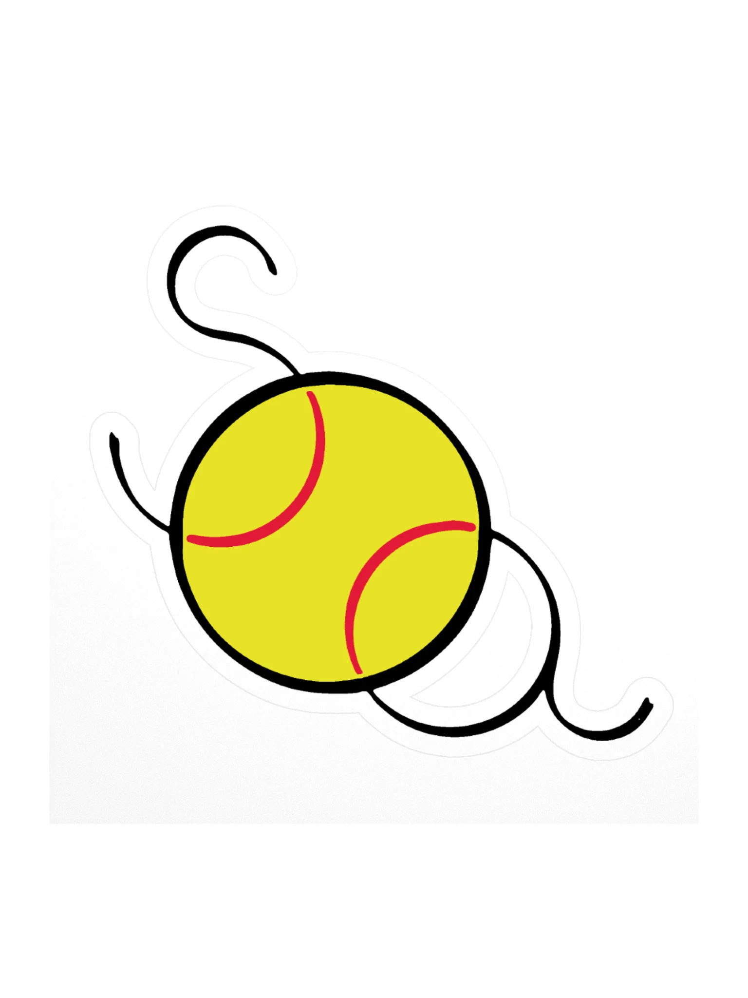 sao fauxback sticker (softball) product image (1)