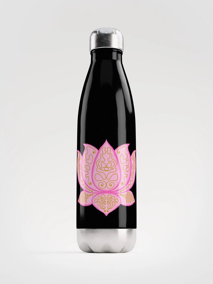 Golden Lotus Stainless Steel Water Bottle product image (1)