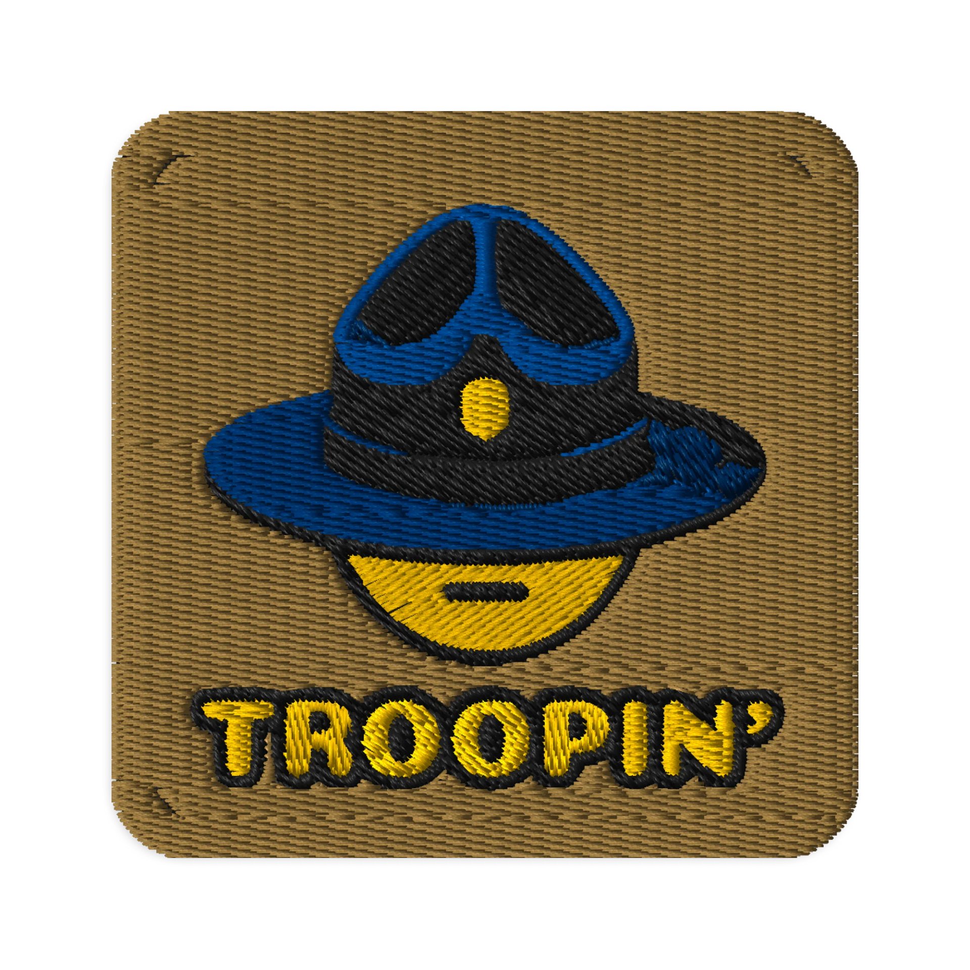 Troopin' Expressions Embroidered Patch product image (1)