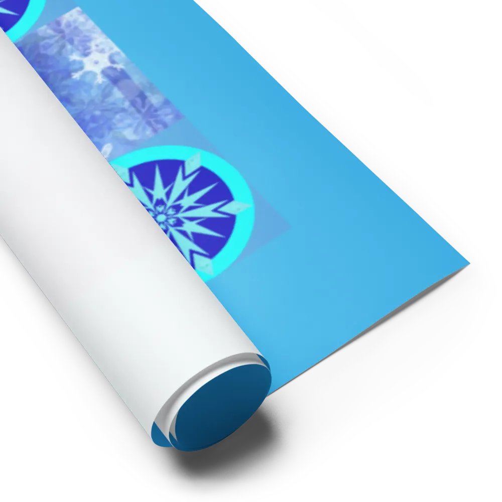 snowflake wrapping paper product image (6)