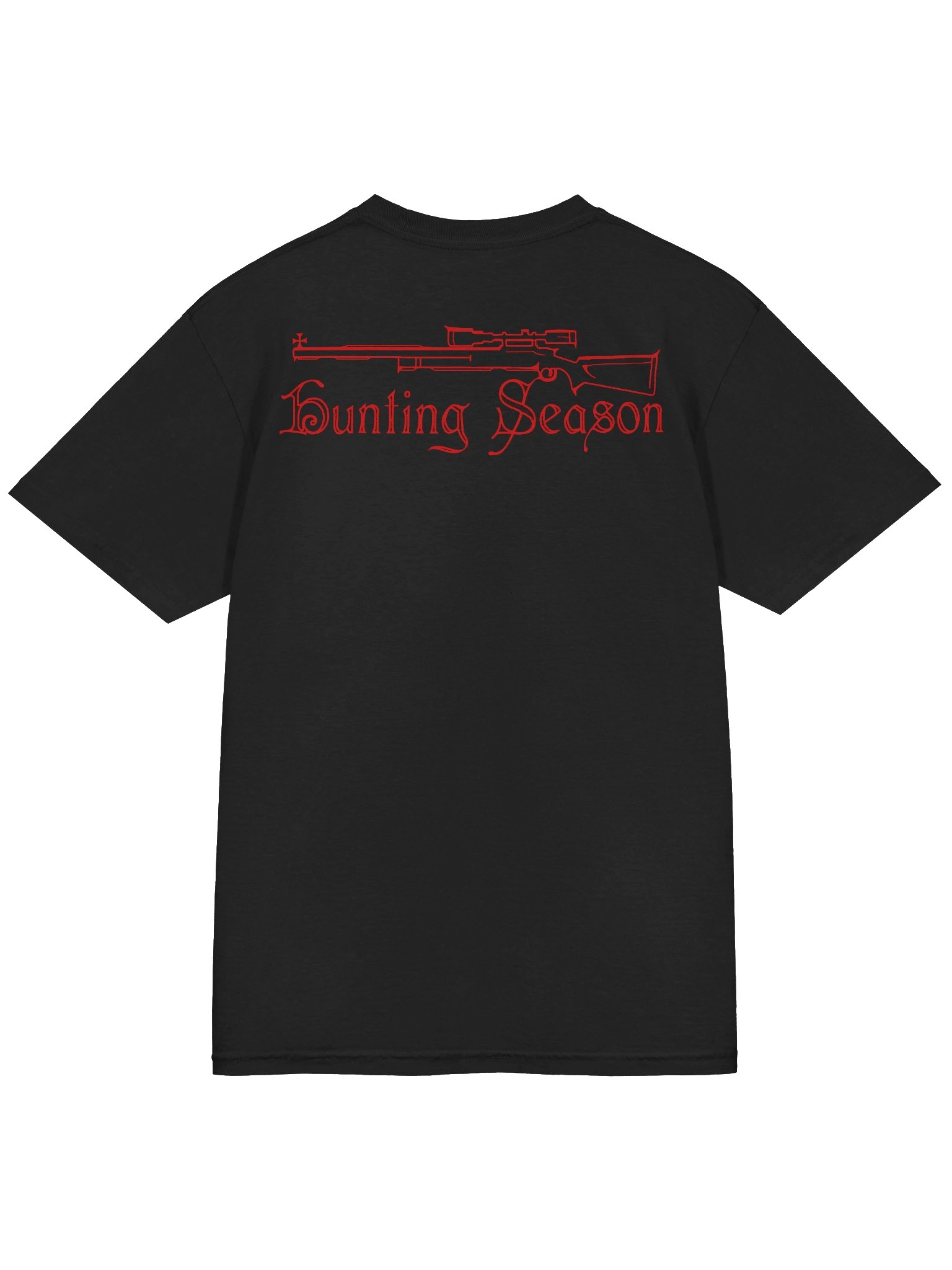 "HUNTING SEASON" TSHIRT RED BACKPRINT product image (4)