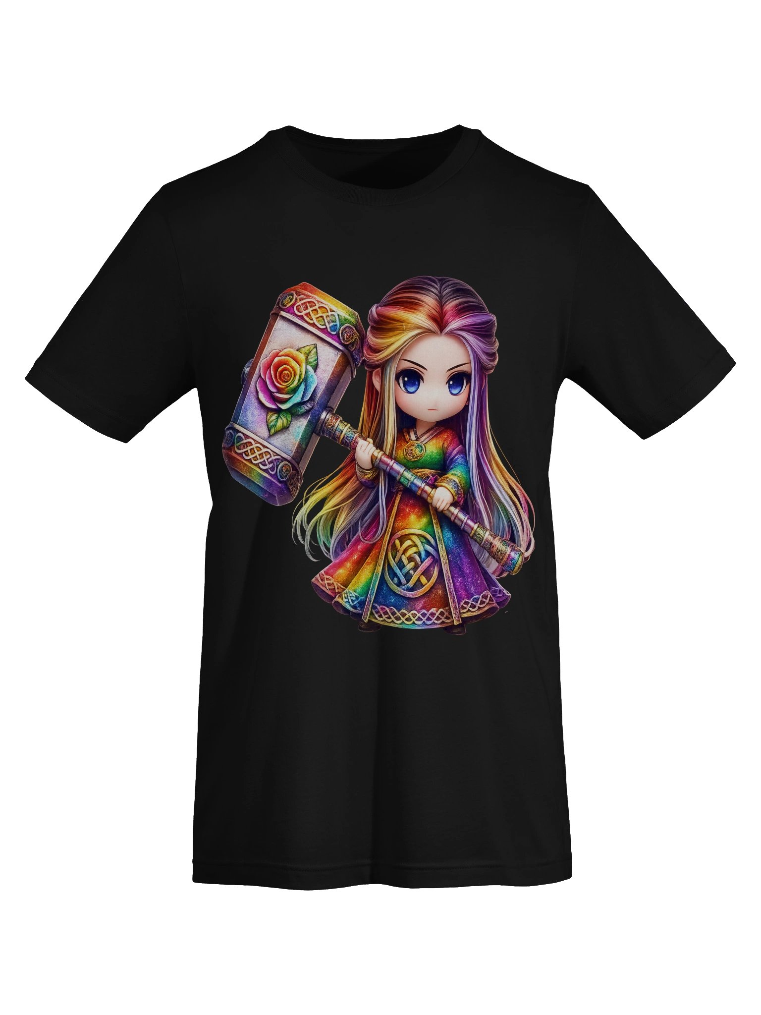 Rainbow Chibi Warrior Tee product image (5)